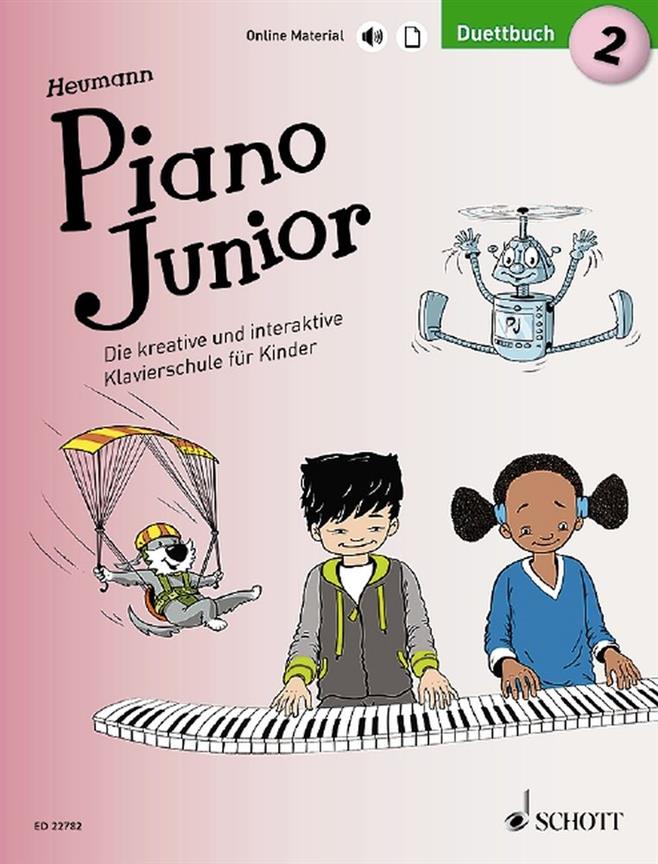 Piano Junior: Duettbuch 2 Band 2 : Die Kreative und Interaktive Klavierschule Für Kinder