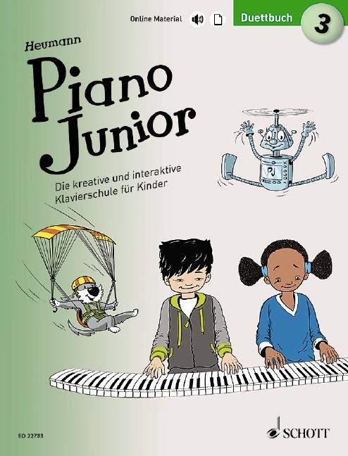Piano Junior: Duettbuch 3 Band 3 : Vierhändiges Spielbuch Zur Klavierschule