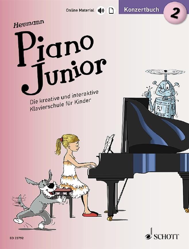Piano Junior: Konzertbuch 2 Band 2 : Die Kreative und Interaktive Klavierschule Für Kinder