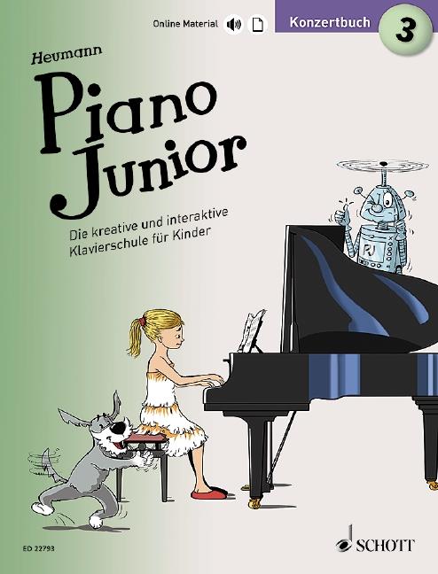 Piano Junior: Konzertbuch 3 Band 3 : Leichte Vortragsstücke Zur Klavierschule