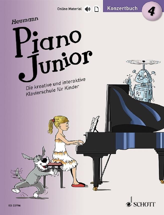 Piano Junior: Konzertbuch 4 Band 4 : Leichte Vortragsstücke zur Klavierschule