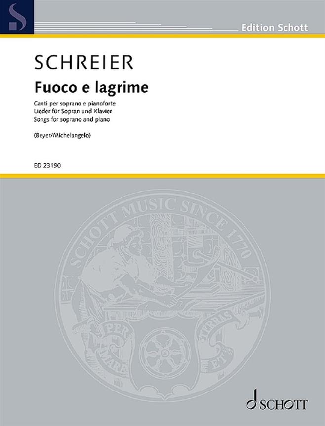 Fuoco e lagrime : Songs for soprano and piano