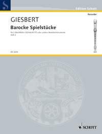 Barocke Spielstücke Heft 2 : von Händel, Telemann, Sammartini, Hasse u.a.