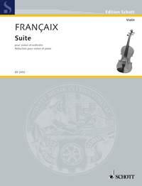 Suite : for violin and orchestra