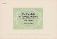 Ein Tageskreis : Kleine Lieder