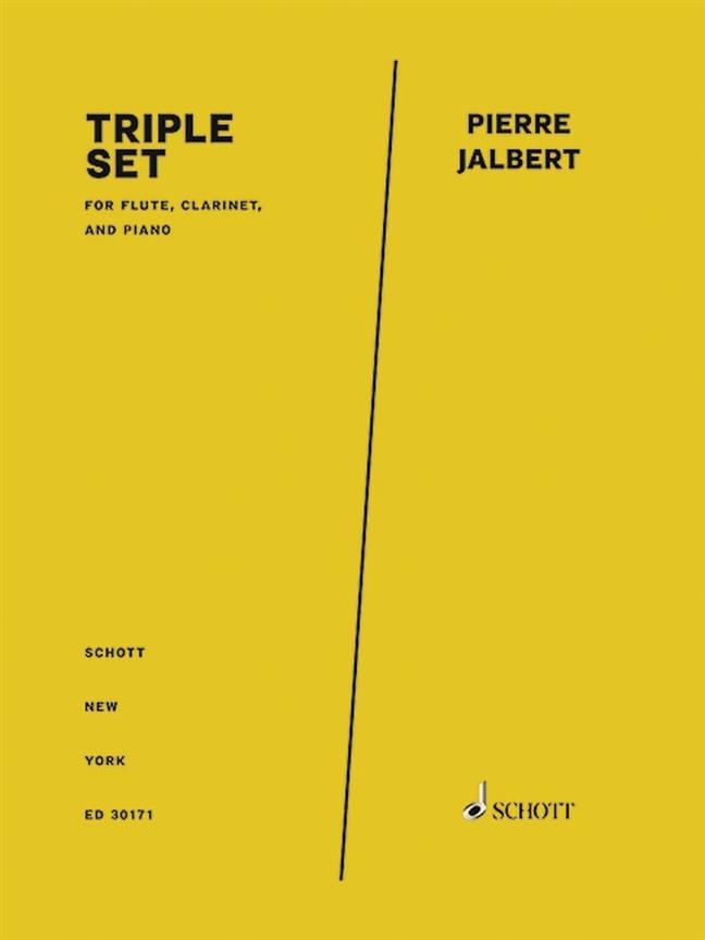 Triple Set : For Flute, Clarinet In Bb, and Piano