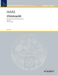 Christnacht op. 85 : Ein deutsches Weihnachtsliederspiel nach oberbayerischen und tiroler Weisen
