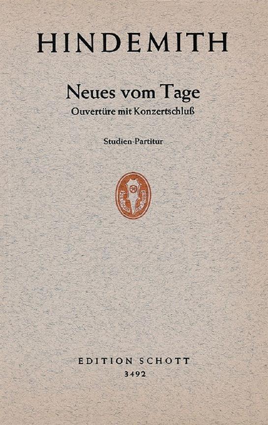 Neues vom Tage : Ouverture mit Konzertschluss