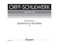 Spielstucke fur Blockfloten Heft 1a : Fifteen pieces