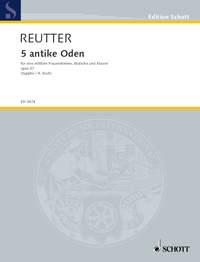 Fünf antike Oden op. 57 : nach Gedichten von Sappho