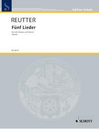 Fünf Lieder op. 58