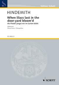 When lilacs last in the door-yard bloom'd : A Requiem For those we love