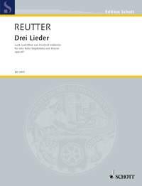 Drei Lieder op. 67