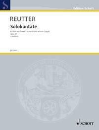 Solo-Cantata op. 45 : nach Worten des Matthias Claudius