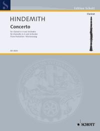 Clarinet Concerto : piano reduction with solo part