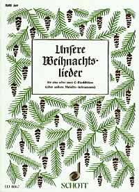Unsere Weihnachtslieder : 43 Weihnachtslieder leicht gesetzt