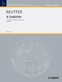 Sechs Gedichte op. 73 : aus Westöstlicher Diwan