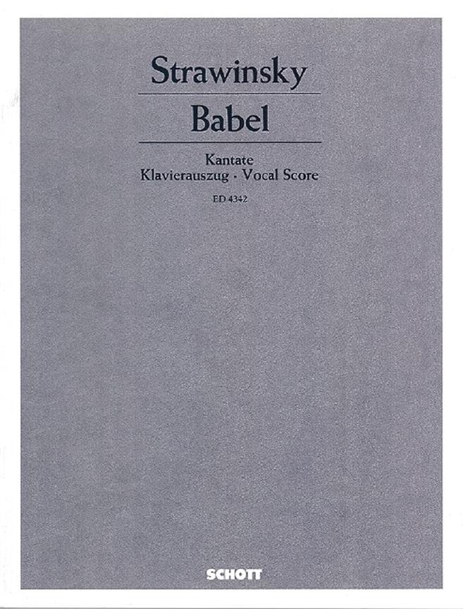 Babel : Kantate nach Moses I, 11, 1-9