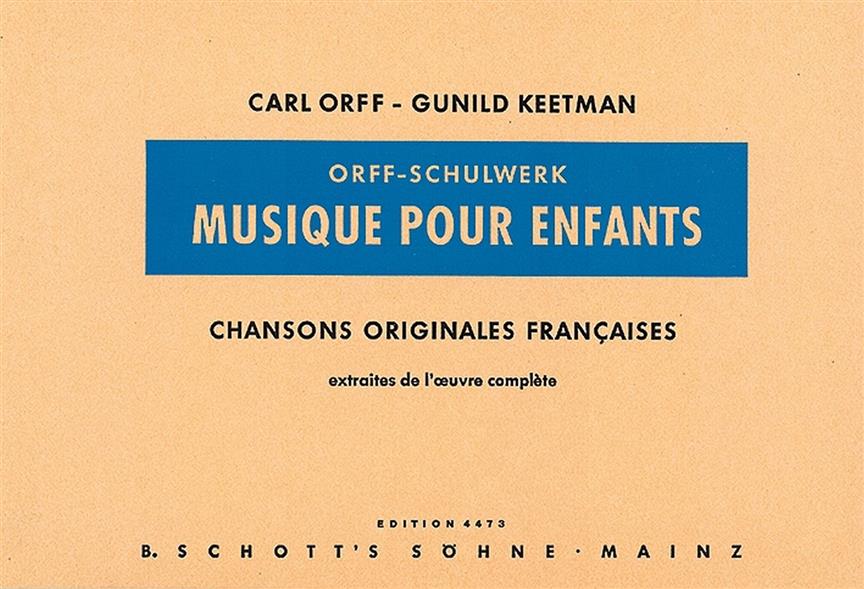 Chancons Originales Françaises : extraites de l'oeuvre complète