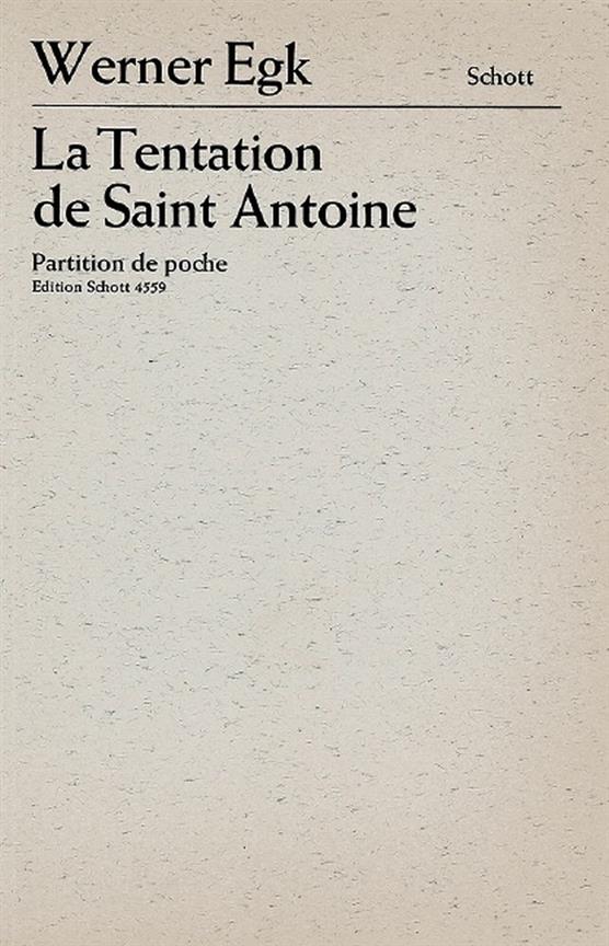 La Tentation de Saint Antoine : nach Weisen und Versen des 18. Jahrhunderts