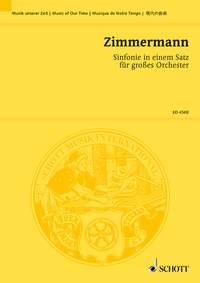 Sinfonie in einem Satz : (2. Fassung)