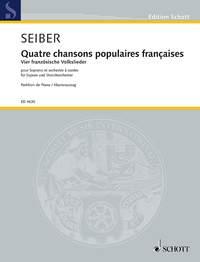 Quatre chansons populaires françaises