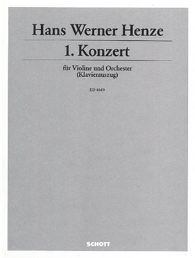 1. Konzert : piano reduction with solo part