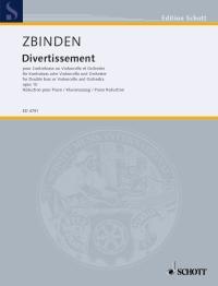 Divertissement op. 10 : piano reduction with solo part