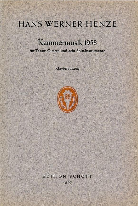 Kammermusik 1958 Ka