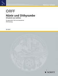 Nänie und Dithyrambe : (Friedrich von Schiller)