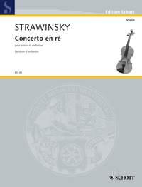 Concerto en ré - Concerto in D : for violin and orchestra