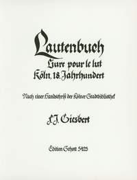 Lautenbuch : Livre pour le lut Koln, 18. Jahrhundert