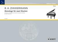 Monologe : 2 Exemplare zur Auffuhrung notig