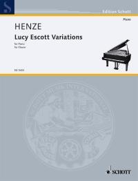 Lucy Escott Variations : transcribed for piano by Klaus Billing