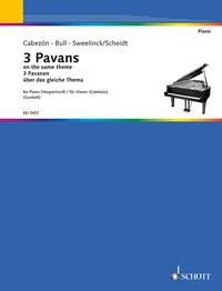 Three Pavanes from the same theme