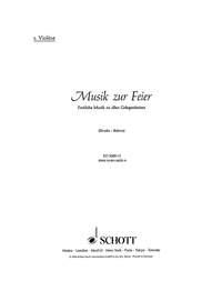 Musik zur Feier : Festliche Musik zu allen Gelegenheiten