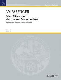 Vier Satze nach deutschen Volksliedern