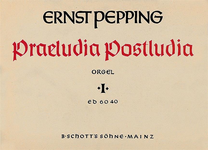 Preludia Postludia 1