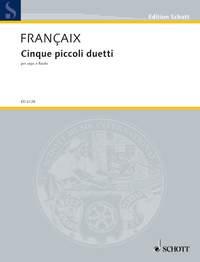 Cinque piccoli duetti : for harp and flute