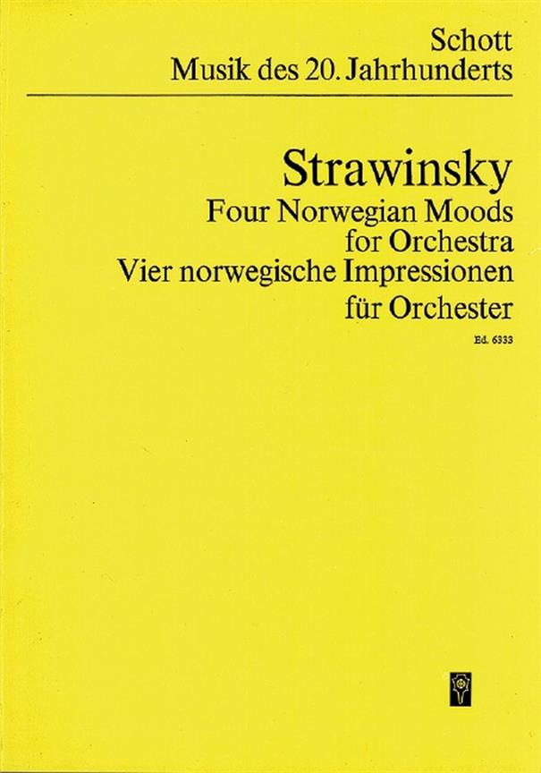 Four Norwegian Moods : for orchestra