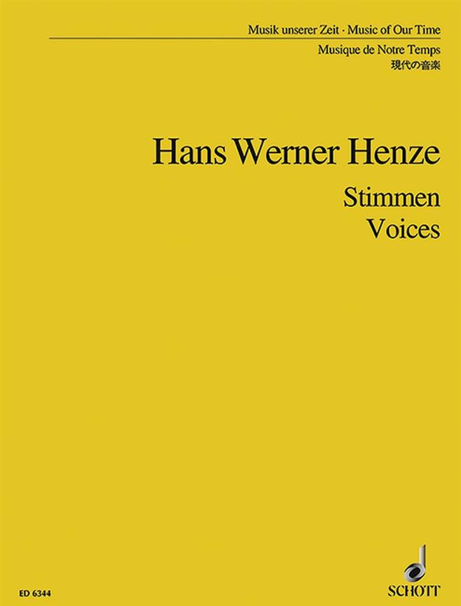 Voices - Stimmen : Eine Sammlung von Liedern