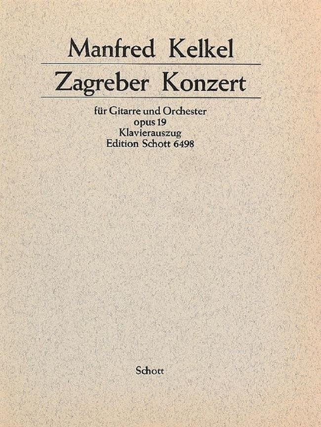 Zagreber Konzert op. 19 : piano reduction with solo part
