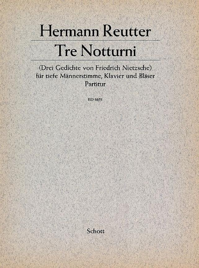 Tre Notturni : 3 Gedichte