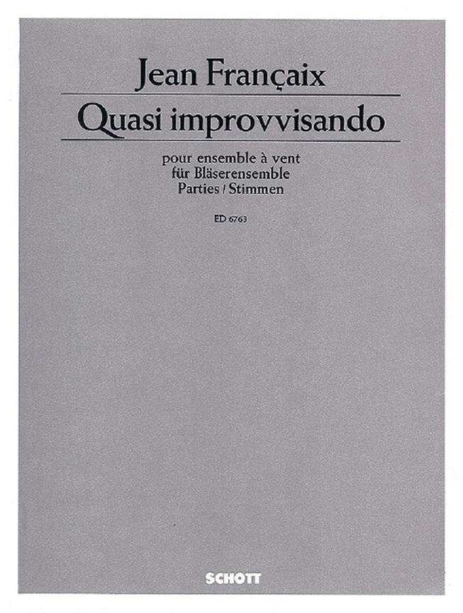 Quasi improvvisando : Flute, Piccolo, 2 Oboes, Clarinet, Bass Clarinet, Bassoon, Contrabassoon, 2 Horns, Trumpet [C]