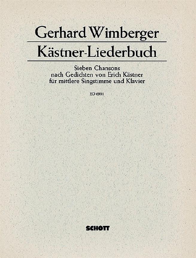 Kästner-Liederbuch : 7 Chansons
