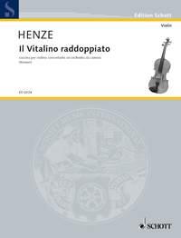 Il Vitalino raddoppiato : Ciacona per violino concertante ed orchestra da camera