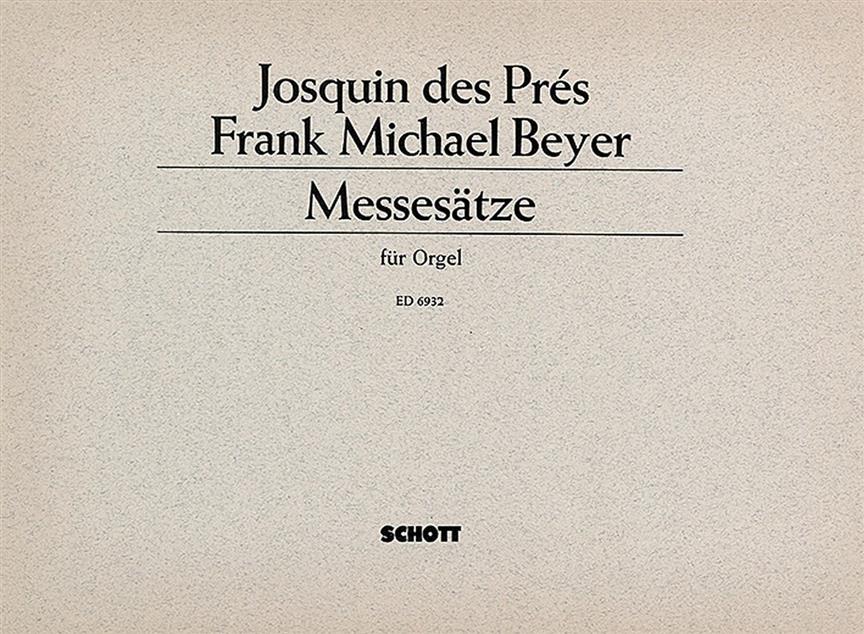 Messesatze : Missa Fortuna desperata - Missa La sol fa re mi