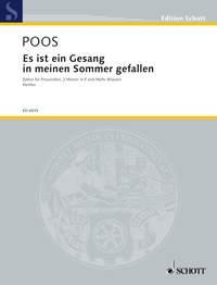 Es ist ein Gesang in meinen Sommer gefallen : Zyklus