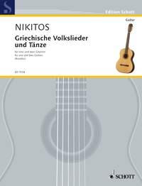 Griechische Volkslieder u. Tänze in leichten Sätze