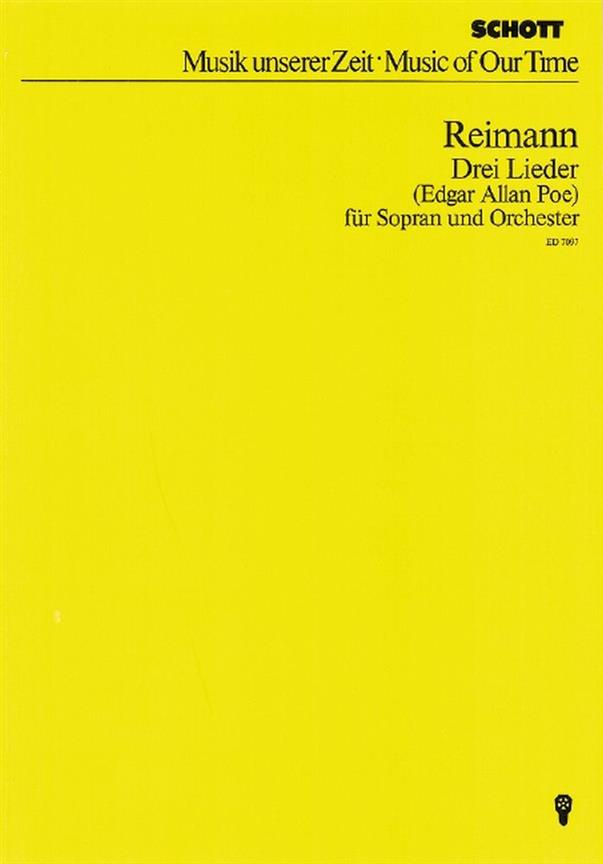 Three Songs : nach Gedichten von Edgar Allen Poe